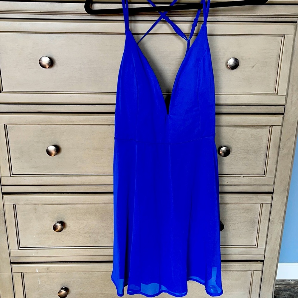 Charlotte Russe Blue Mini Dress